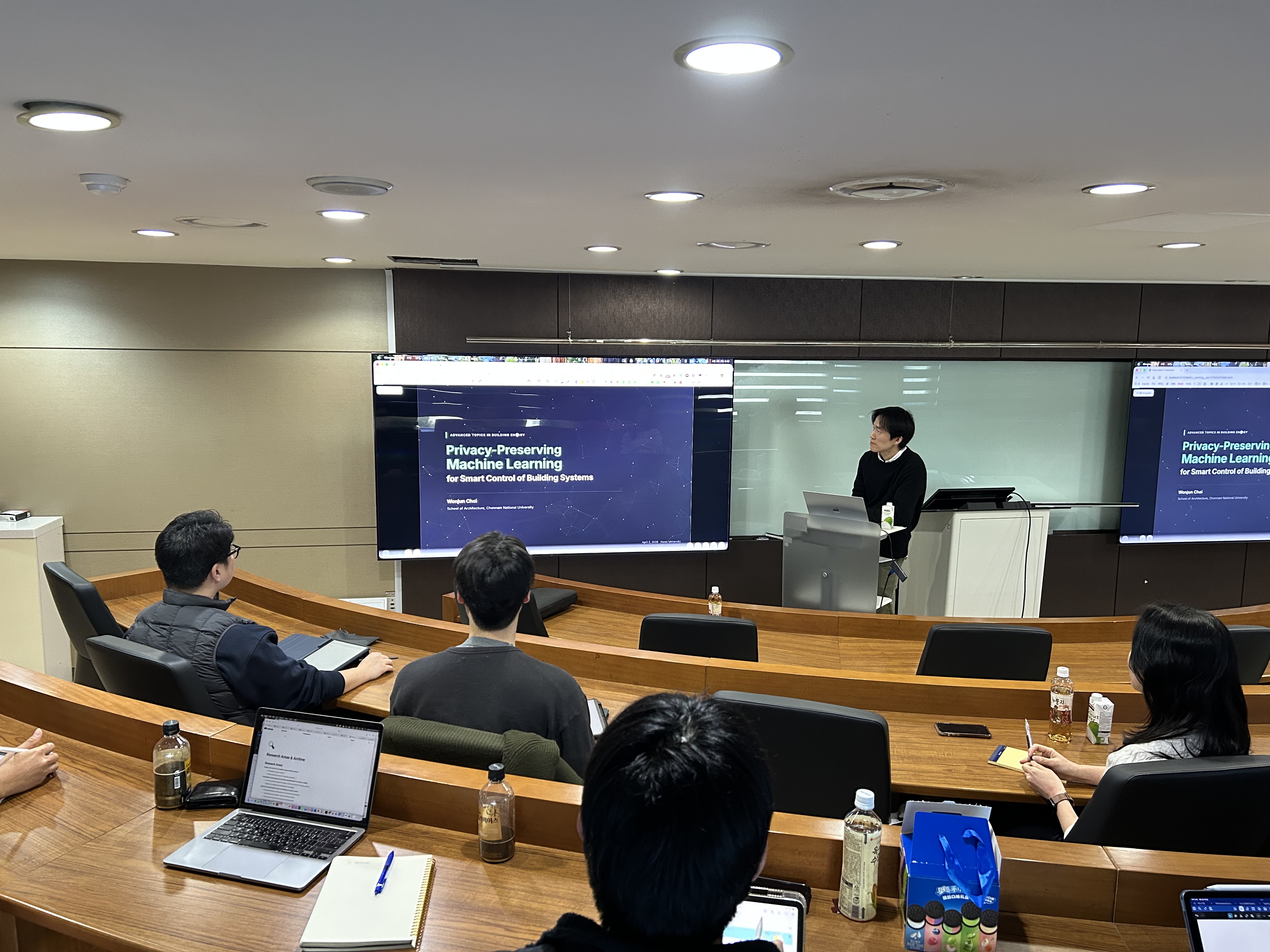 고려대-전남대 Seminar with 최원준 교수님, Korea